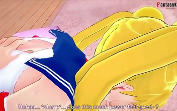 日本の美少女があなたのために裸になる：セーラームーンPOV
