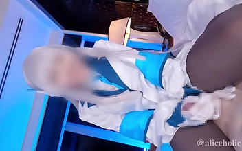 淫らなJAV美女・潮乃亜の魅惑のコスプレをブルーアーカイブで発掘する