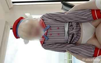 JAV美女・青木結衣がナカ出しコスプレセックスで大量オーガズム！